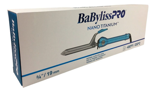 Pinza Rizadora Babylisspro Nano Titanium 19mm