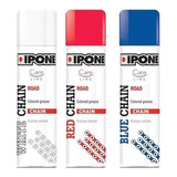 Lubricante Cadena Moto Ipone Color Blanco Azul Roj Motoscba