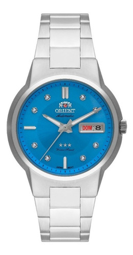 Relógio Orient Automático Feminino F49ss024l  A1sx Prata