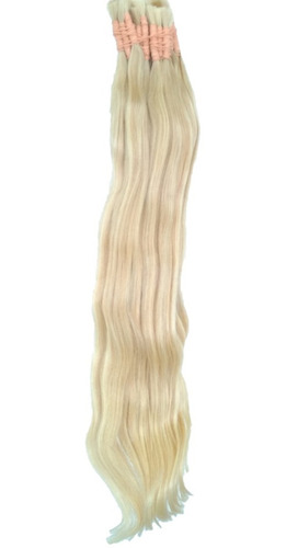 Cabelo Humano Para Mega Hair Loiro Claríssimo De 70cm 50 Gr.