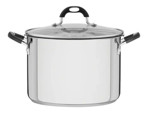 Olla Alta Tramontina Triple Fondo Acero Inox 24cm Colapasta