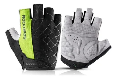 Guantes Rockbros De Medio Dedo Spider