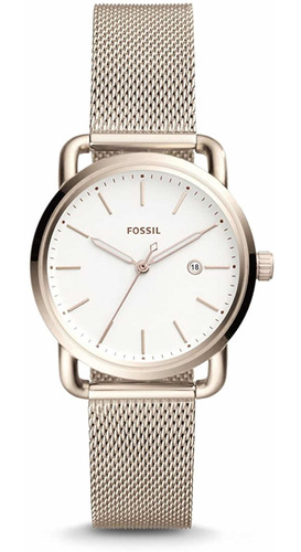 Reloj Fossil Mujer Es4349 Oro Rosa Pulso De Malla