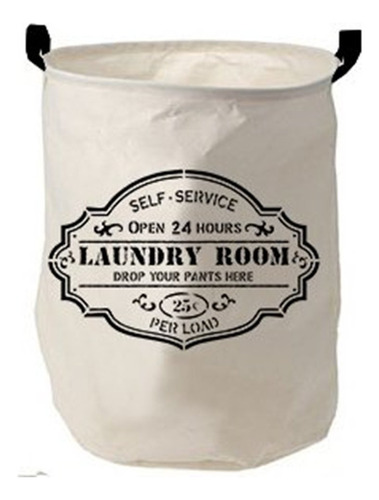 Canasto Laundry Bolsa Para Ropa Sucia Estampada Armonyshop
