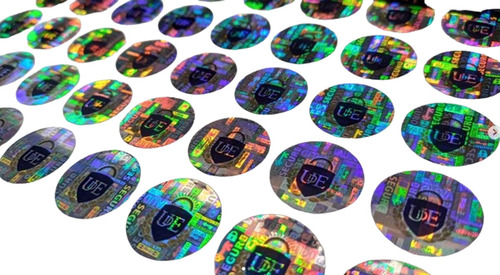 100 Hologramas Seguridad Etiqueta Faja Garantía Reparaciones Productos Equipos Documentos Cascara Huevo Destructibles Ul