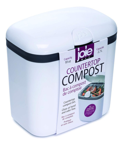 Compostera Libre De Olores Joie Msc Cap. 2.7l Blanco Y Gris