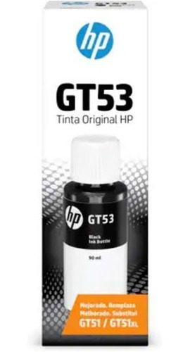 Botella Tinta Hp Gt51 / Gt53 Negro Original Mejorado 90ml