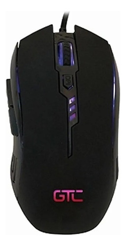 Mouse Gamer Gtc Mgg 014 6 Botones Luces 2400dpi Pc Notebook Color Negro