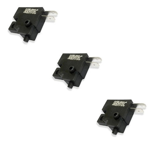 Kit 3 Sensor Luz Stop Freio Dianteiro A Disco Universal Moto