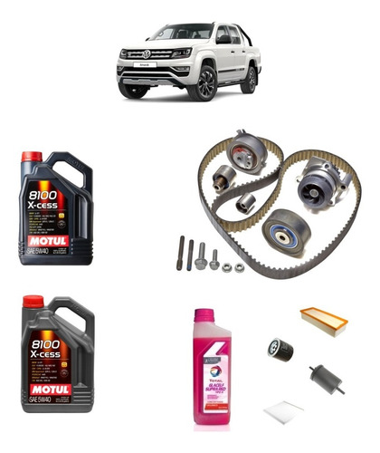 Service 90k Vw Amarok Distribucion + Bomba + Service