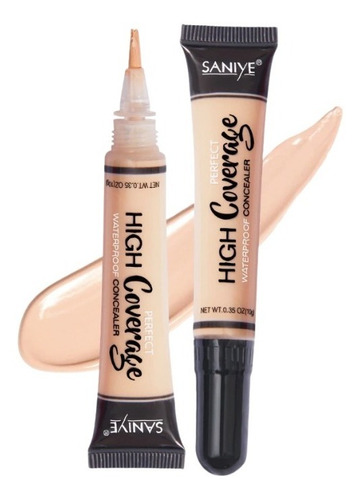 Corrector Liquido Saniye  High Coverage Todos Los Tonos