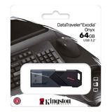 Memoria Usb Kingston Data Traveler Exodia Onyx Dtxon/64gb