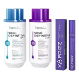  Xô Frizz 10g  Forever Liss Semi Definitiva Kit 2x300ml 