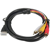 Cable Hdmi A Rca De 3 Colores - 1080p Hdtv - 5ft/1.5
