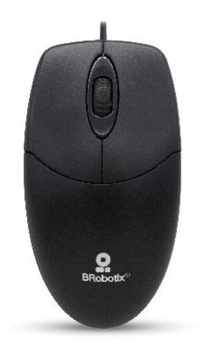 Mouse Optico Brobotix K1 Alambrico Usb Color Negro /v /vc