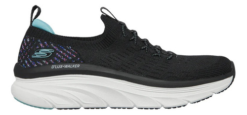 Zapatillas Skechers Mujer D´lux Walker Elasticos Memory Foam