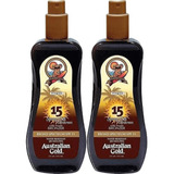 Australian Gold  Gel Instant Bronzer Spf15  Pack C/2