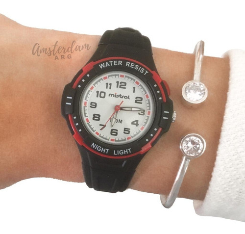 Reloj Mistral Dama O Niña Mod Lax-ow Sumergible Amsterdamarg