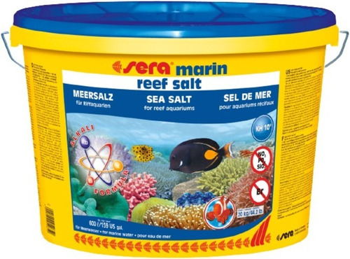 Sal Acuario Marino Sera Marin Reef Salt 20 Kg Para 600 Lt