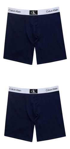 Kit 2 Cuecas Cotton Long Boxer Calvin Klein