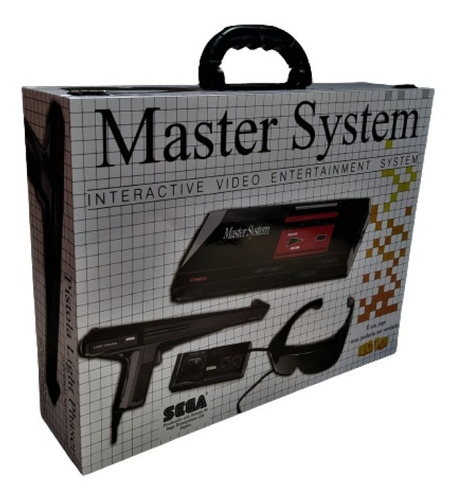 Caixa Com Divisoria Master System 1 De Madeira Mdf Com Alça