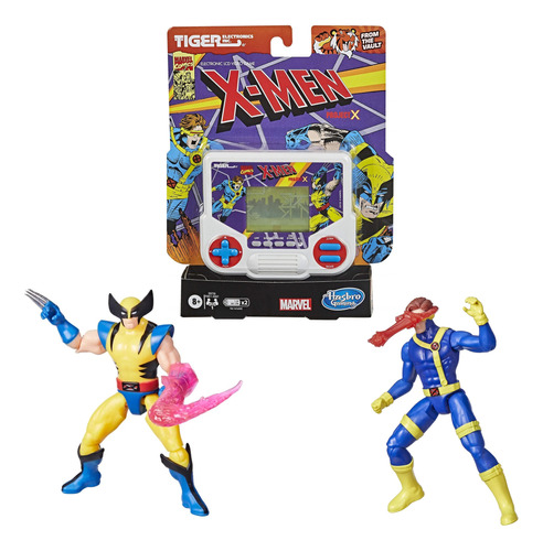 Mini Videogame + 2 Boneco X-men 97 Hasbro Wolverine Cyclope