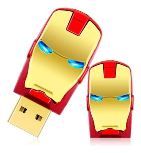 Pen Drive Homem De Ferro 64gb Real Usb 2.0 A Prova D'água