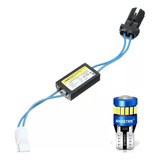 Resistor Canceller T10 Led Pingo + Lampada Super Led Azul