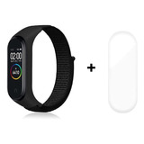 Pulseira De Nylon Para Xiaomi Mi Band 5 + Película