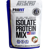 Suplemento Em Pó Profit Laboratórios  Isolate Protein Mix Proteínas Isolate Protein Mix Sabor  Coco Em Doypack De 900g