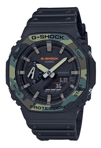 Reloj De Pulsera Casio G-shock Ga-2100su-1a Relojesymas