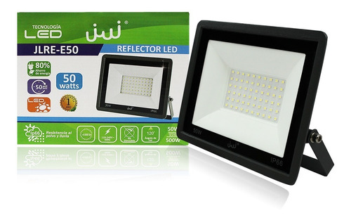 2pz Reflector Led Smd 50w Luz Blanca Uso Exterior 110-220v Color De La Carcasa Gris Color De La Luz Blanco Frío