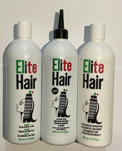 Kit Alisado Italiano Elite Hair Orgánica Con Aminoácidos   