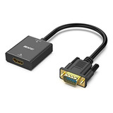 Benfei Hdmi A Vga, Hdmi A Vga (hembra A Macho) Con Audio Jac