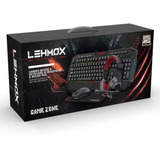 Kit Gamer Lehmox (teclado+mouse+headset+ Mousepad) Gt-c1