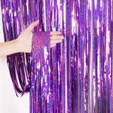 Backdrop Curtains Glitte Tinsel Fringe Foil Curtain