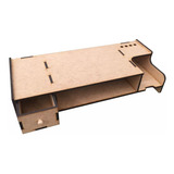 Suporte Para Monitor De Computador Em Mdf Cru 1076