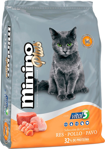 Minino Plus Multietapa Croquetas Gato 10k