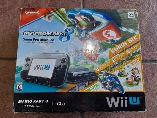 Nintendo Wii U Mario Kart 8 Deluxe Set, Funcionando 