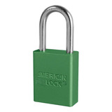 Master Lock A1106grn Candado De Seguridad Verde De Aluminio 