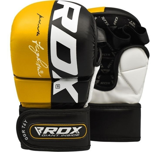 Guantes Mma T6 Hibridos Rdx Sparring Entrenamiento Muaythai