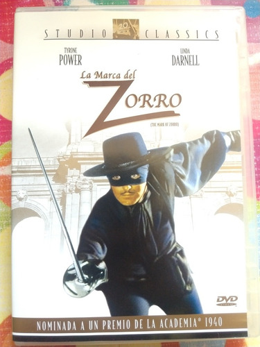 Dvd La Marca Del Zorro Tyrone Power