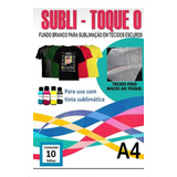 Sublitoque0 Fundo Polieter Para Camisas Pretas E Coloridas