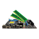 Kit Placa Mãe 775 G41 + 8gb(2x4gb) Memória Ddr3 1333mhz Nova