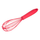 Batedor Fuet Em Silicone Vermelho (31cm) - Weck