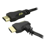 Cabo Hdmi 2.0 -   2m Plug 90º - 4k Gamer - 018-0120 Pix