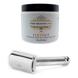 The Shaving Co Kit Crema De Afeitar Coco Y Rastrillo Metal