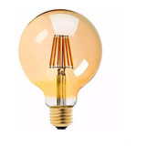 Lampada De Filamento G95 4w Ambar