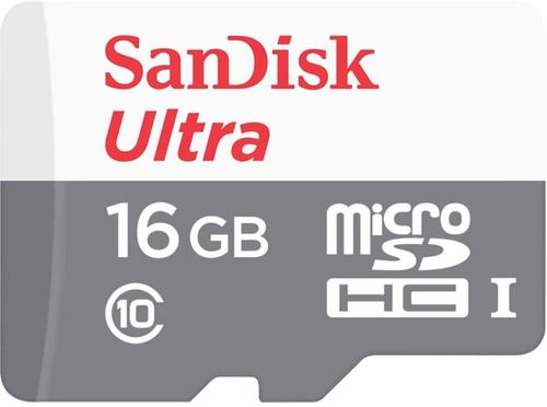 Cartão De Memória Sandisk 16gb Classe 10 Micro Sd