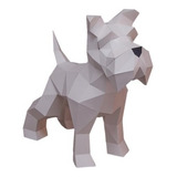 Perro Schnauzer - Papercraft Papel Paper Pdf